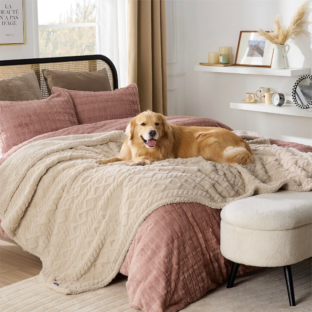 Bedsure 60x80 cm size provides versatile coverage for couches and beds