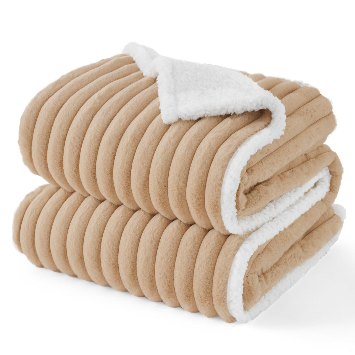 Bedsure waterproof dog-blanket on sofa protecting furniture, cozy and practical.