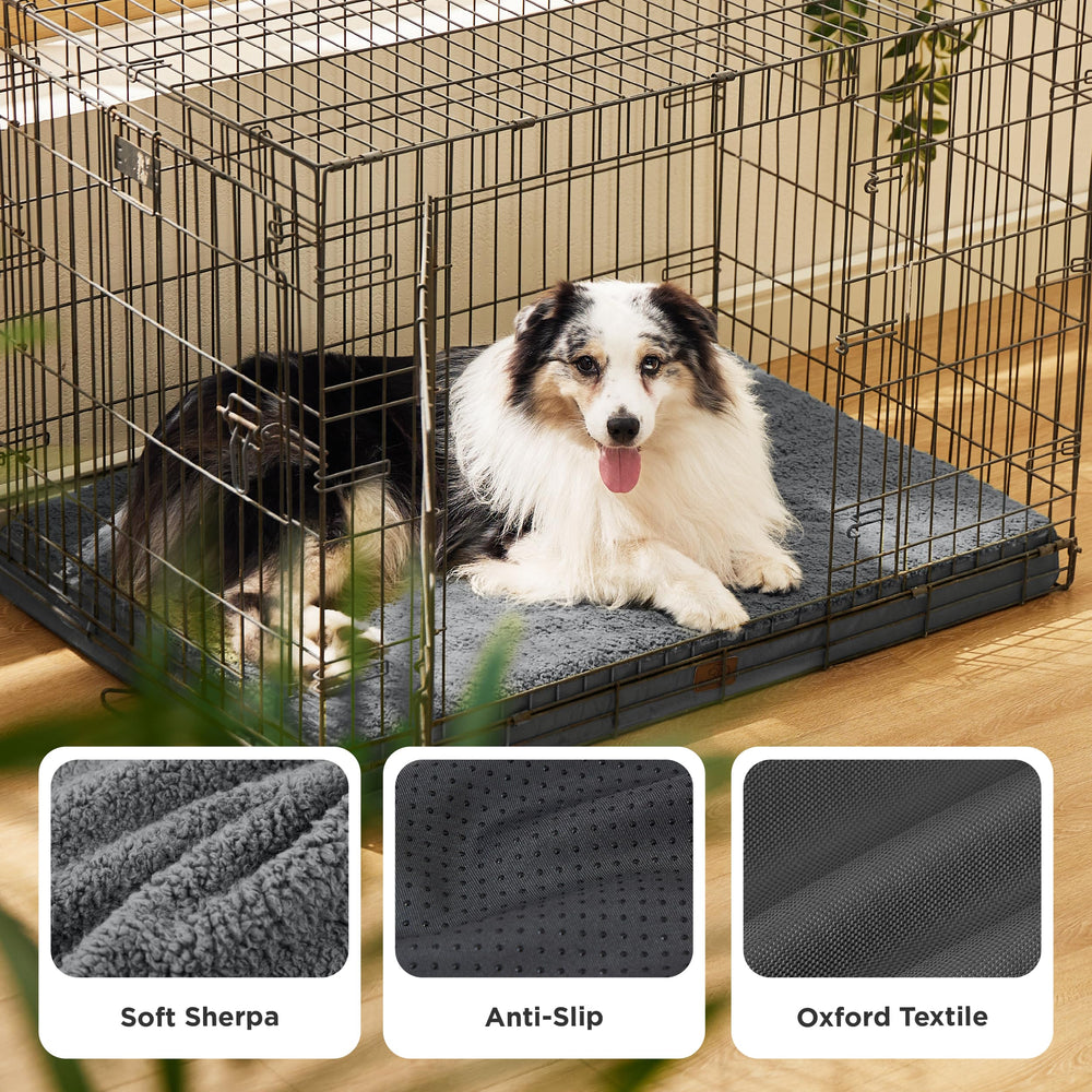 Bedsure anti-slip base keeps the bed in place on any surface.