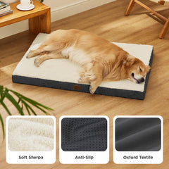 Bedsure XL dog bed CertiPUR-US foam label for safe materials