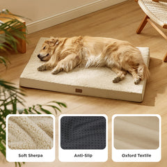 Bedsure XL dog bed removable cover for easy cleaning