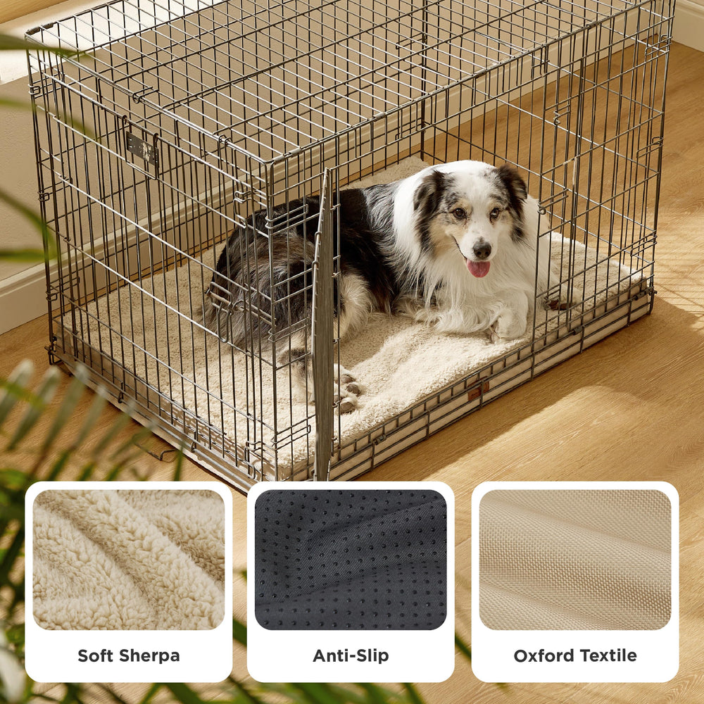 Bedsure XL dog bed sherpa softness offers plush, skin-friendly comfort.