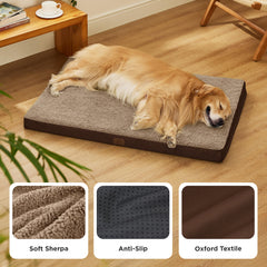 Bedsure XL dog bed size XL demonstrates roomy fit for big breeds