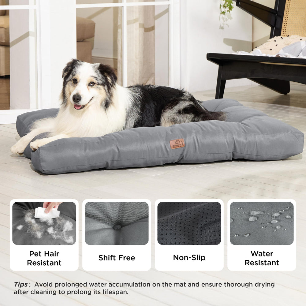 Bedsure extra-large dog bed with soft Oxford fabric for comfort