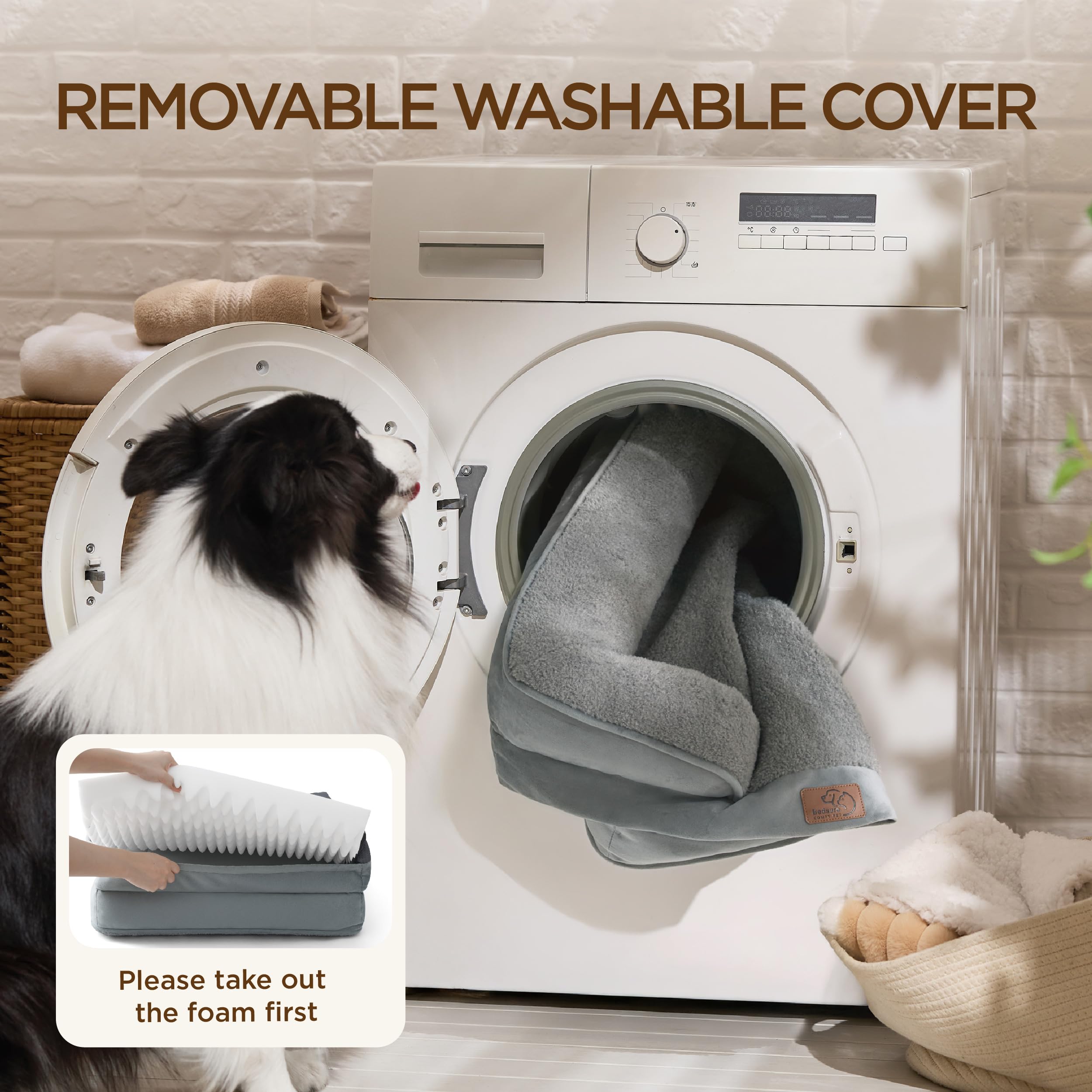Bedsure XL gray fabric complements living spaces for cozy naps