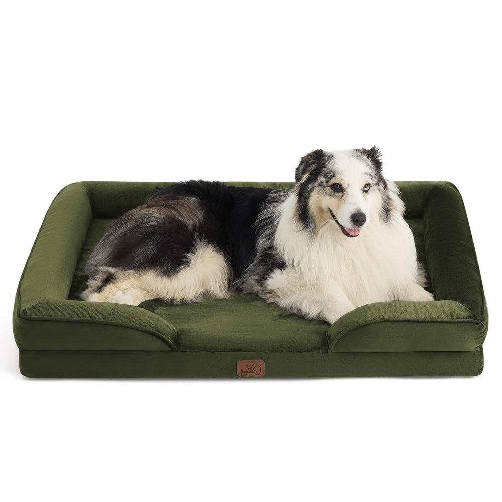 Bedsure XL orthopedic dog bed, open-top view shows ample space for large dogs.
