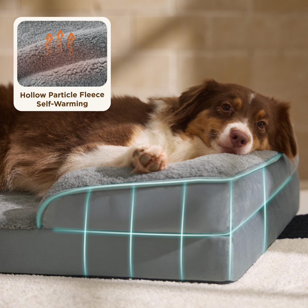 Bedsure XL orthopedic egg-crate foam provides joint support and pressure relief