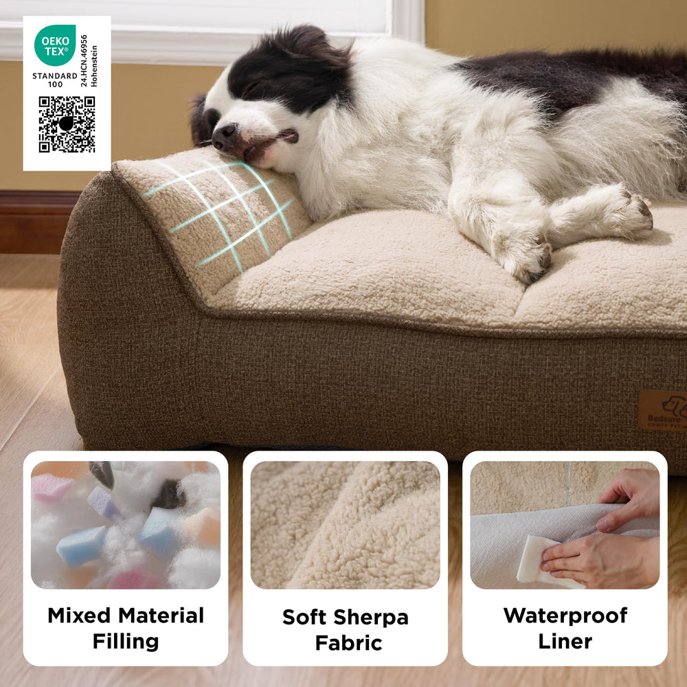 Bedsure XL Plus orthopedic bed waterproof cover protecting foam from spills