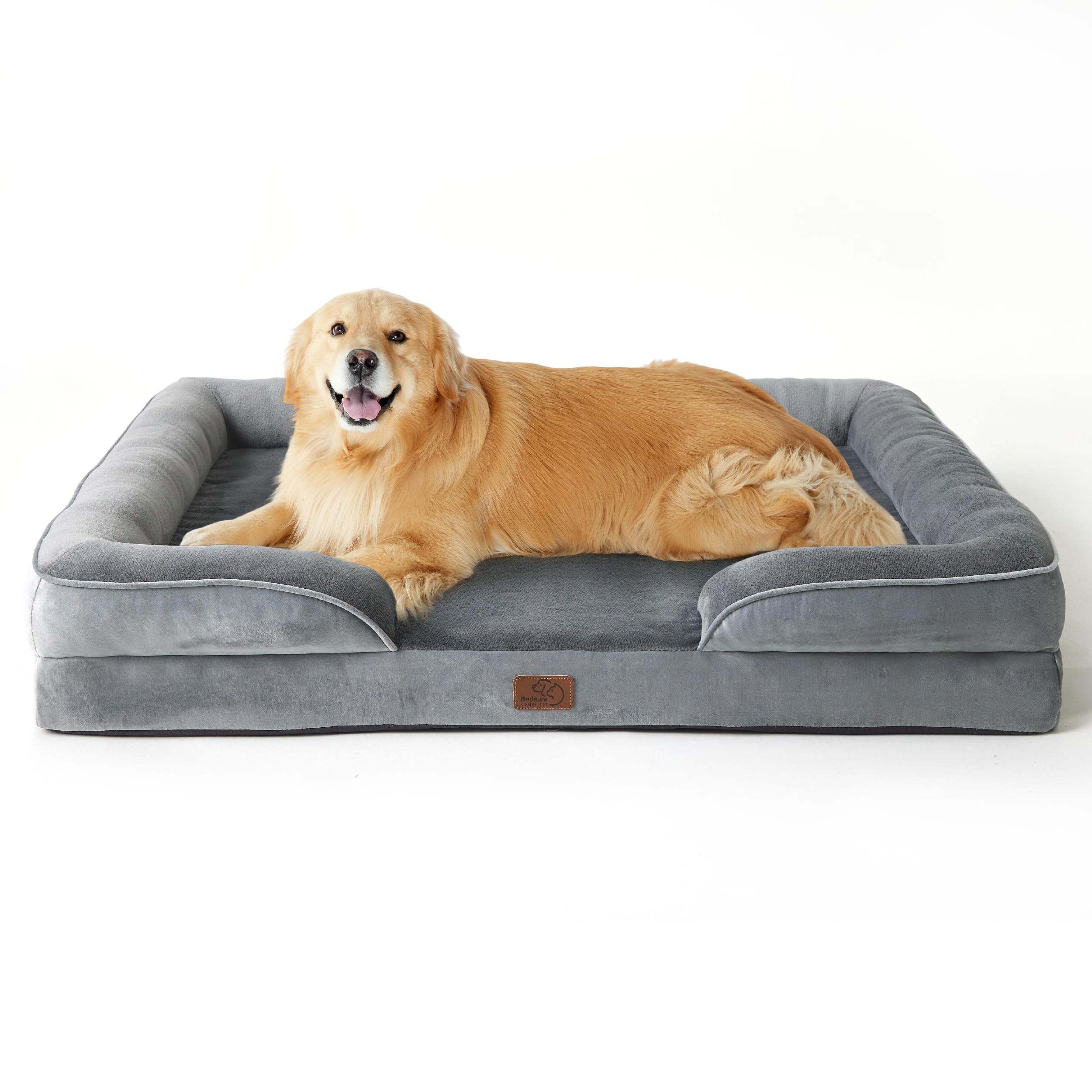 Bedsure XL Plus orthopedic dog bed waterproof cover supports easy cleaning and lasting comfort.