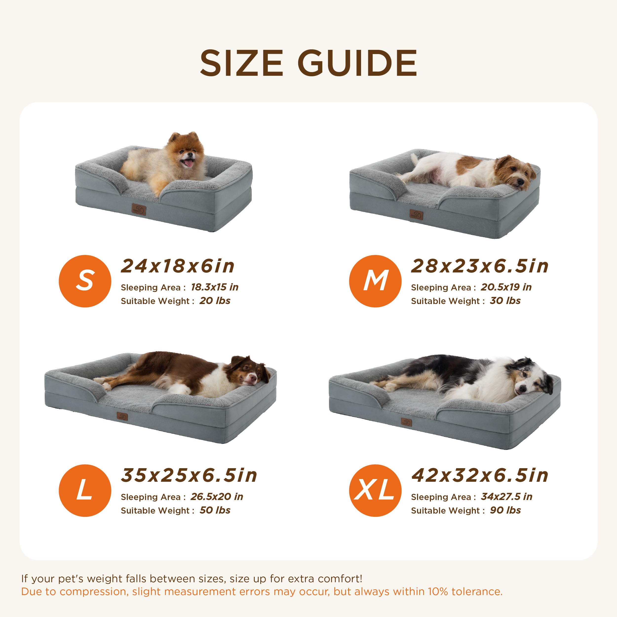 Bedsure XL removable cover machine-washable for easy cleaning