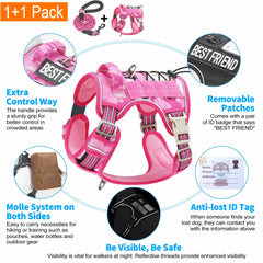Beebiepet anti-lost ID tag harness with information tag area for quick contact