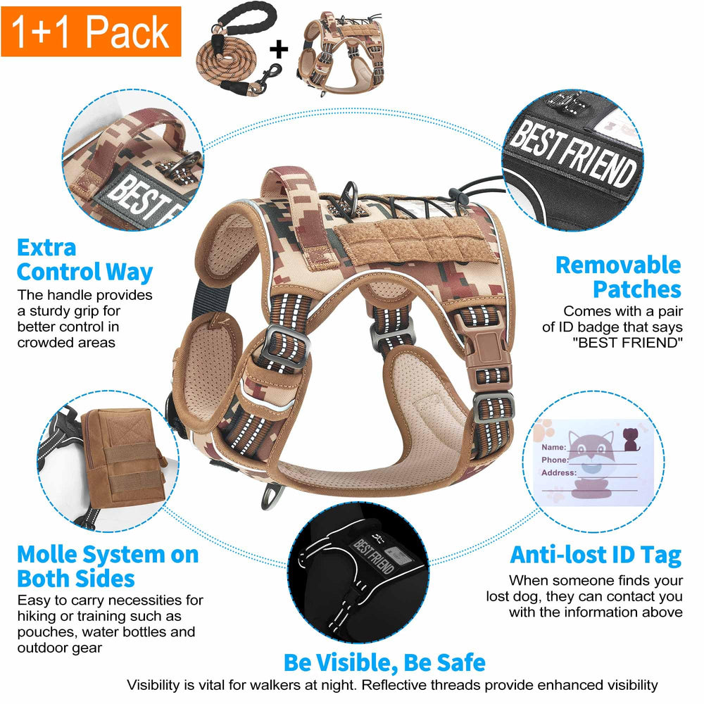 Beebiepet harness anti-lost ID tag close-up for quick owner contact
