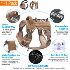 Beebiepet harness reflective trim visible for night-time visibility during walks.