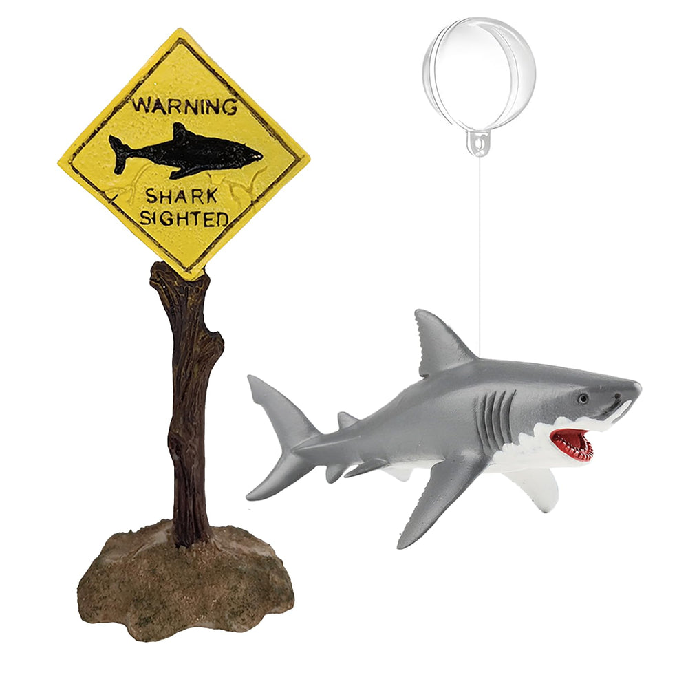 BEEMERIT floating Great White Shark adds dynamic motion to aquarium