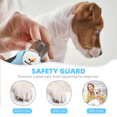 Beenefits large dog nail clippers ergonomic handle enables comfortable grooming.