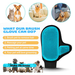 Beenefits glove fits all hair types, ideal for long and medium fur