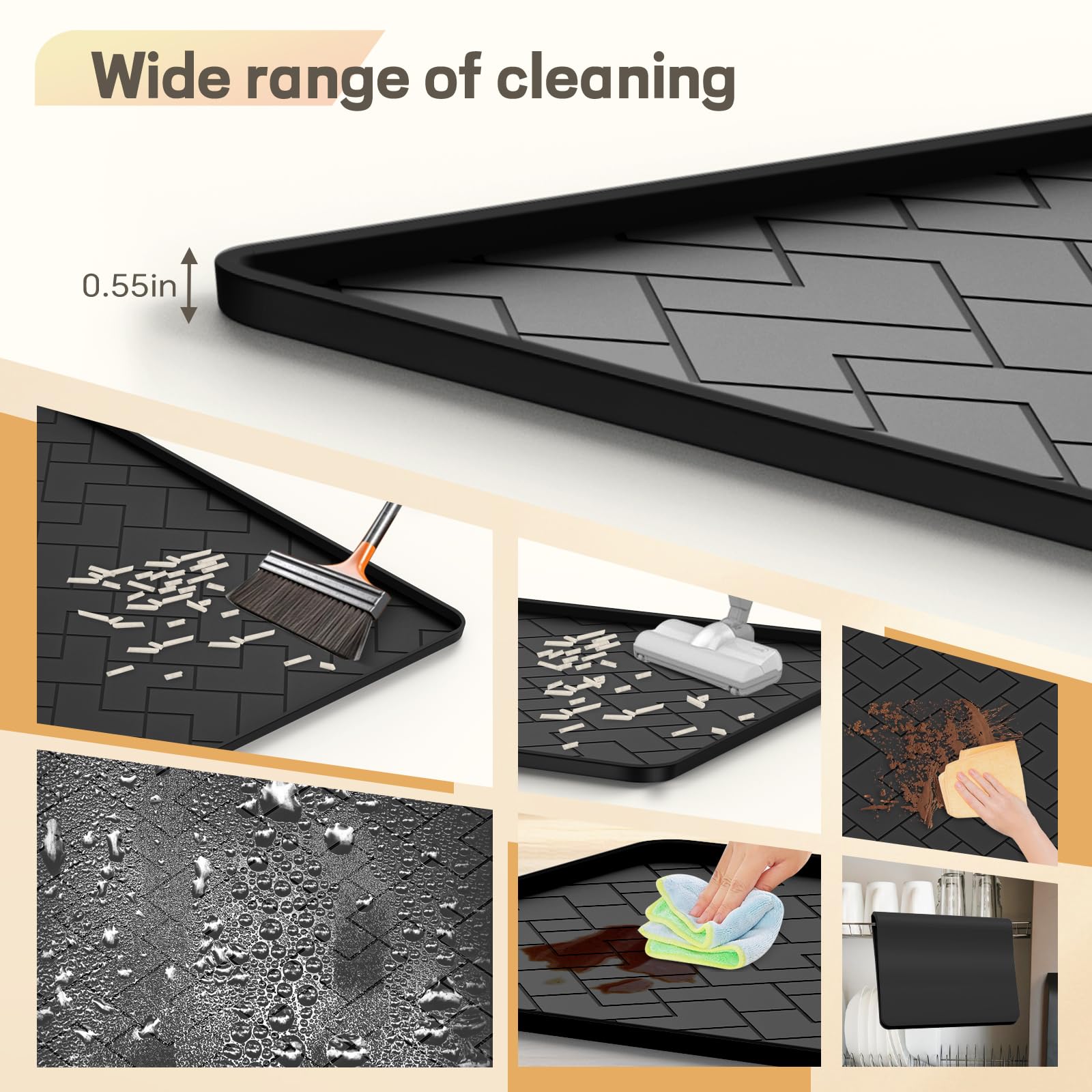 Beenxmyy foldable pet mat for litter, feeding, and more