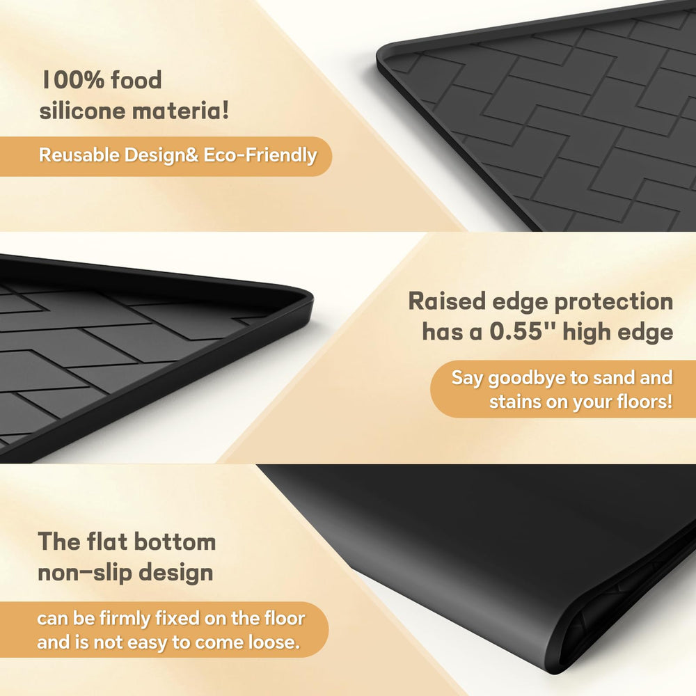 Beenxmyy litter mat protects floors by trapping litter