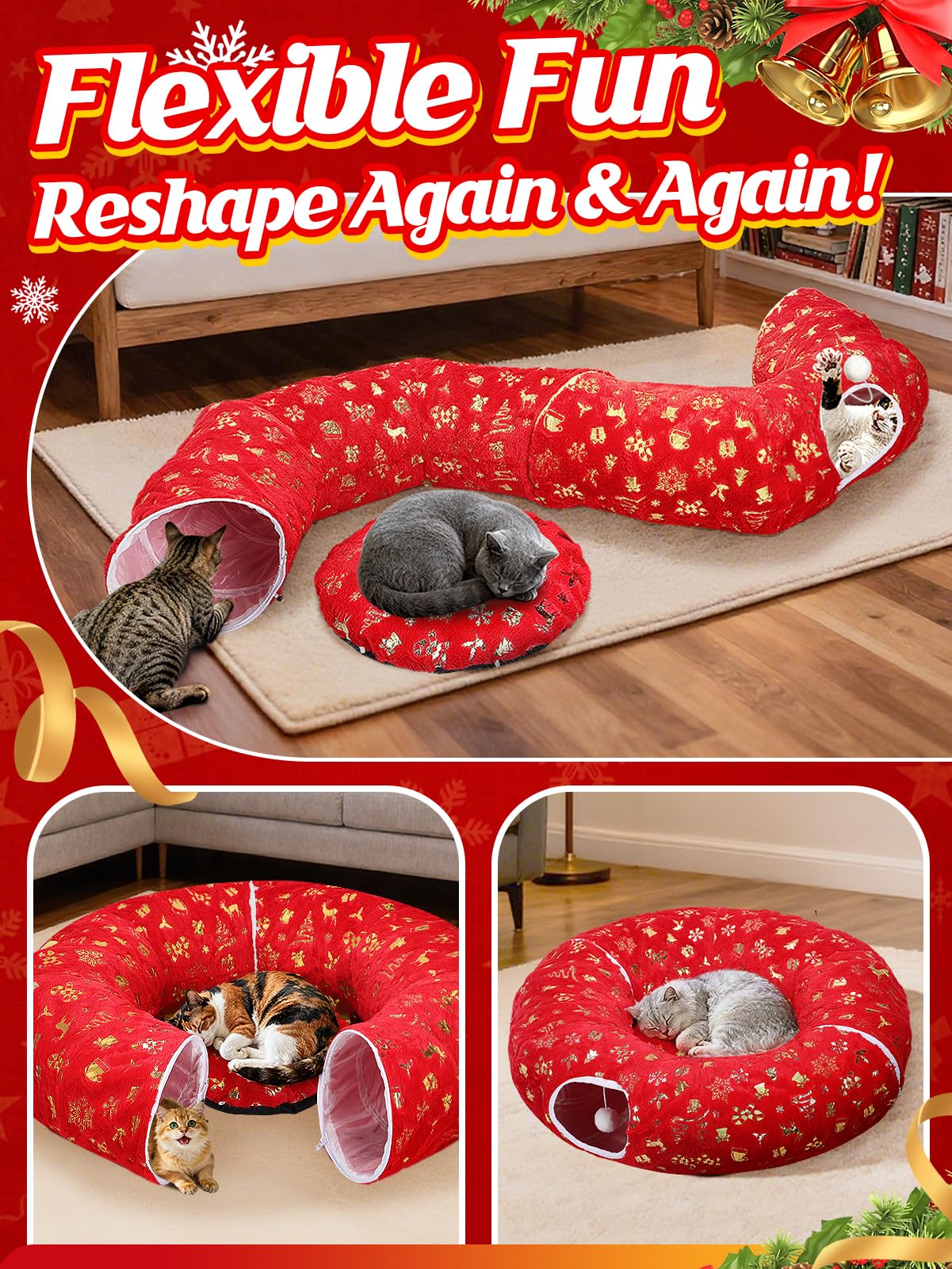 Beeplove plush-fabric-warmth provides cozy lounging during the holidays.