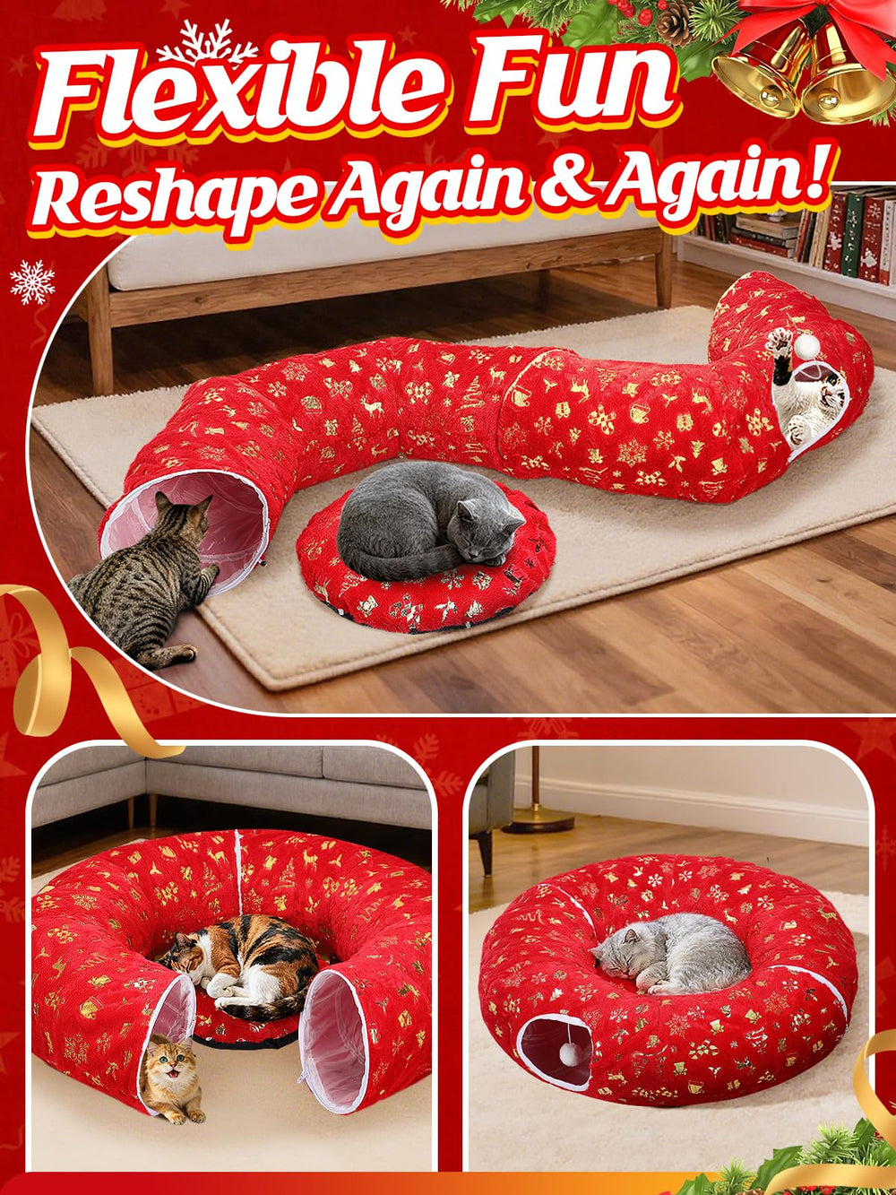 Beeplove plush-fabric-warmth provides cozy lounging during the holidays.