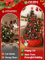 Beeplove tree-protector-wires-hidden hides stands and wires for tidy decor.