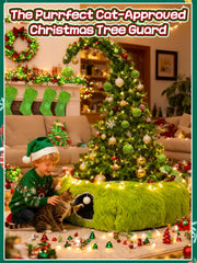 Beeplove warm soft plush cat bed offers cozy resting during holiday gatherings