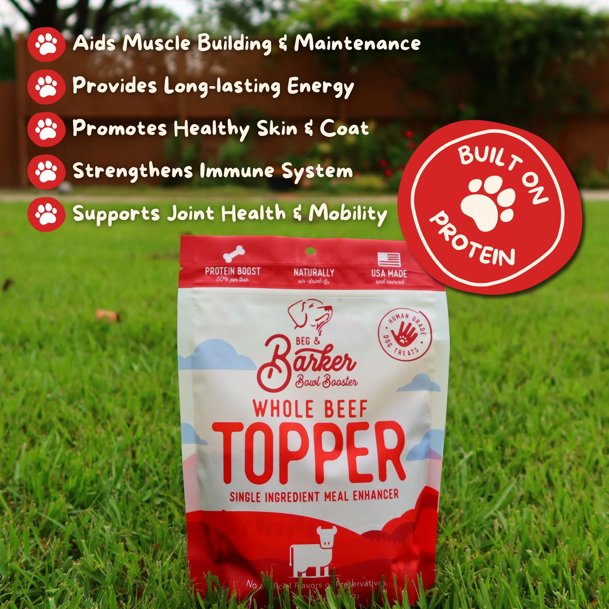 Beg & Barker single-ingredient topper simplifies meals with pure beef heart