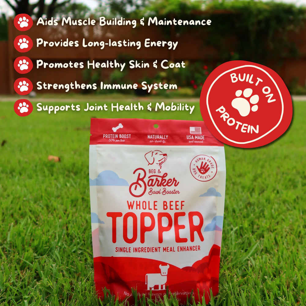 Beg & Barker single-ingredient topper simplifies meals with pure beef heart