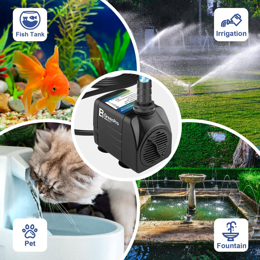 BeGreenPro application versatility for aquarium, pond, and hydroponics