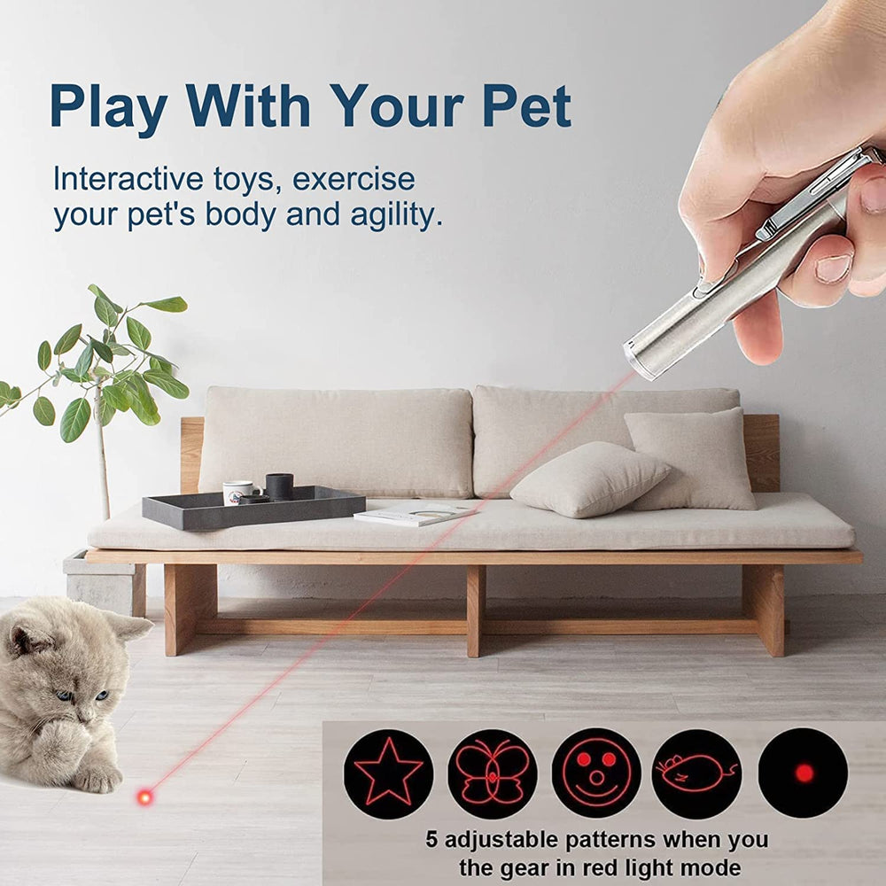 BEGRIM interactive playtime laser toy supports engaging exercise sessions