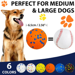 Beieverluck durable etpu ball textured surface supports gentle teeth cleaning during chew sessions.