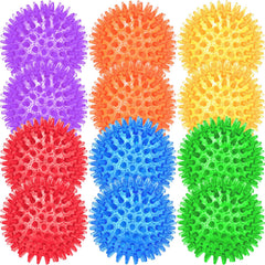 Beieverluck spikey ball blue for interactive fetch and chew play