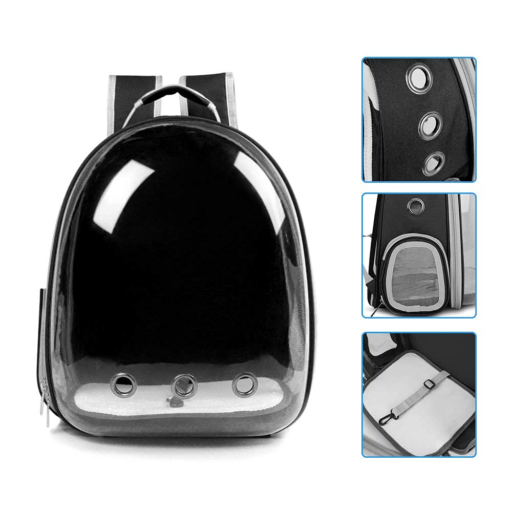 BEIKOTT cat backpack security leash keeps pets secure while exploring.