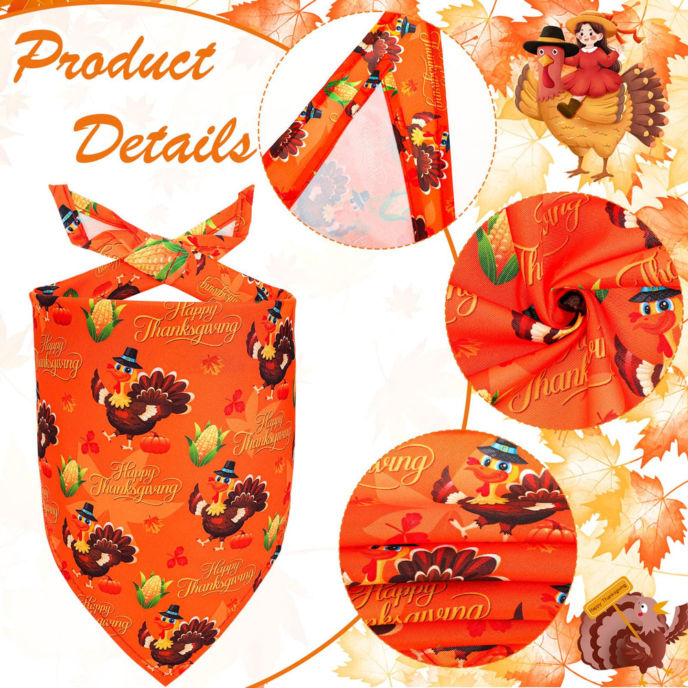 Beipegin Thanksgiving dog bandana maple leaf detail enhances seasonal style.