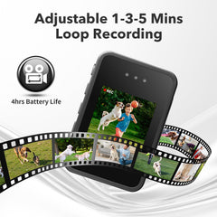 BEISLUO night recording mode enables footage in low light during dusk adventures.