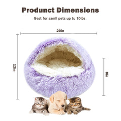 BELEEWILWON shell-shaped bed showing raised rim and secure lounging area.