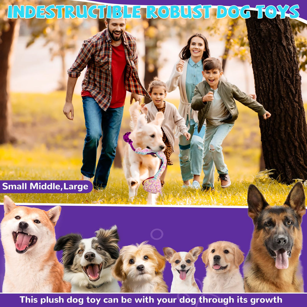 Belieonu interactive dog toy squeaker for mental stimulation during games.