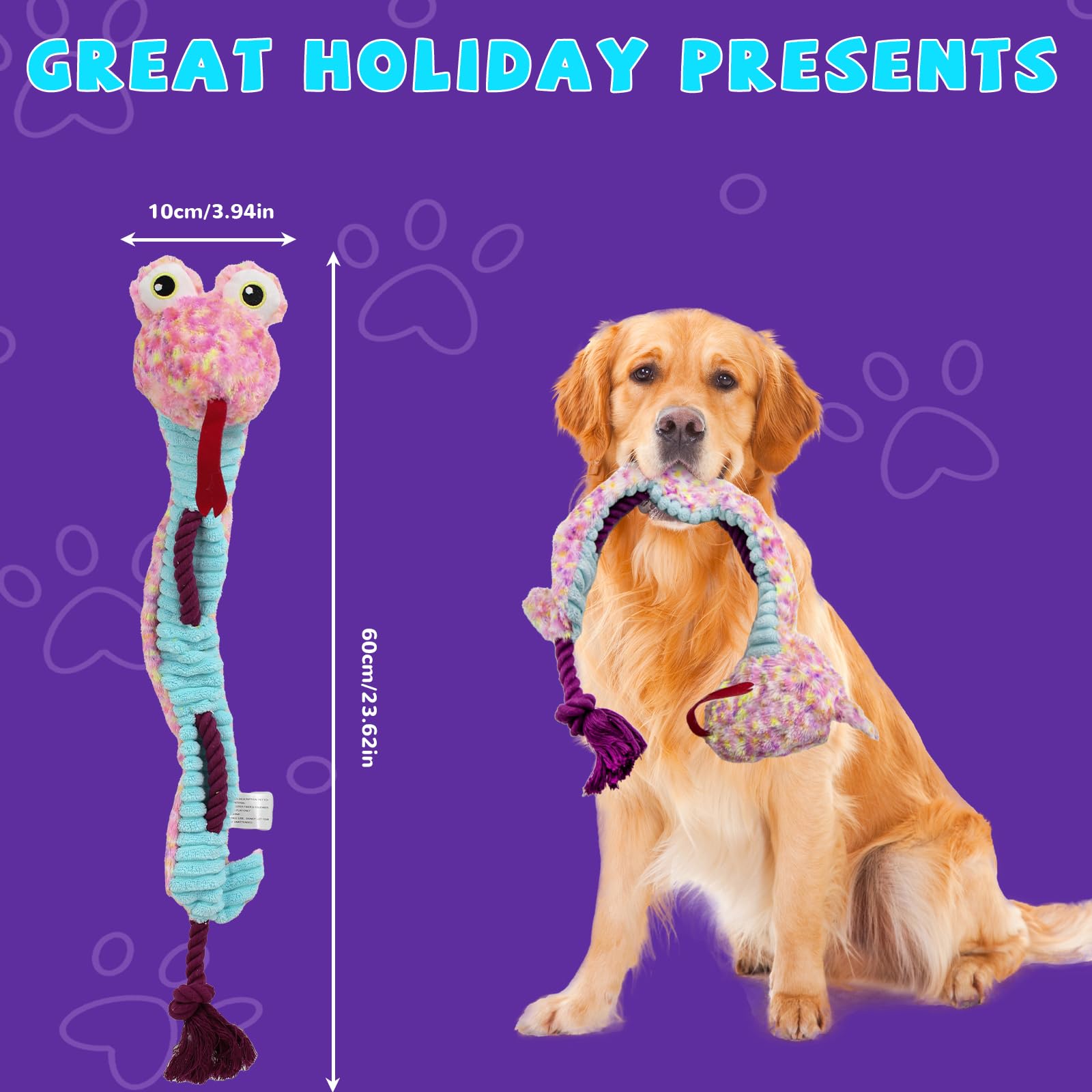Belieonu squeaky crinkle plush dog toy enhances playful engagement and bonding.