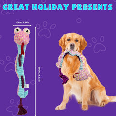 Belieonu squeaky crinkle plush dog toy enhances playful engagement and bonding.