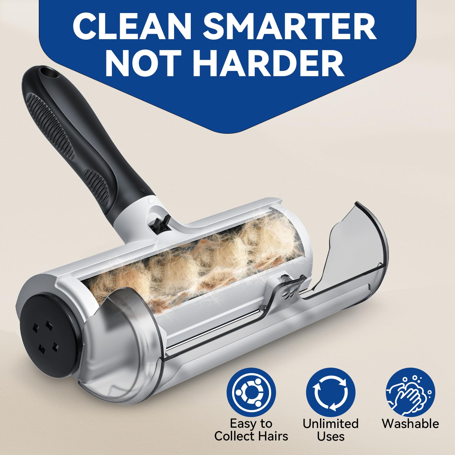 Belife pet hair remover roller durable materials, built to last for daily use.