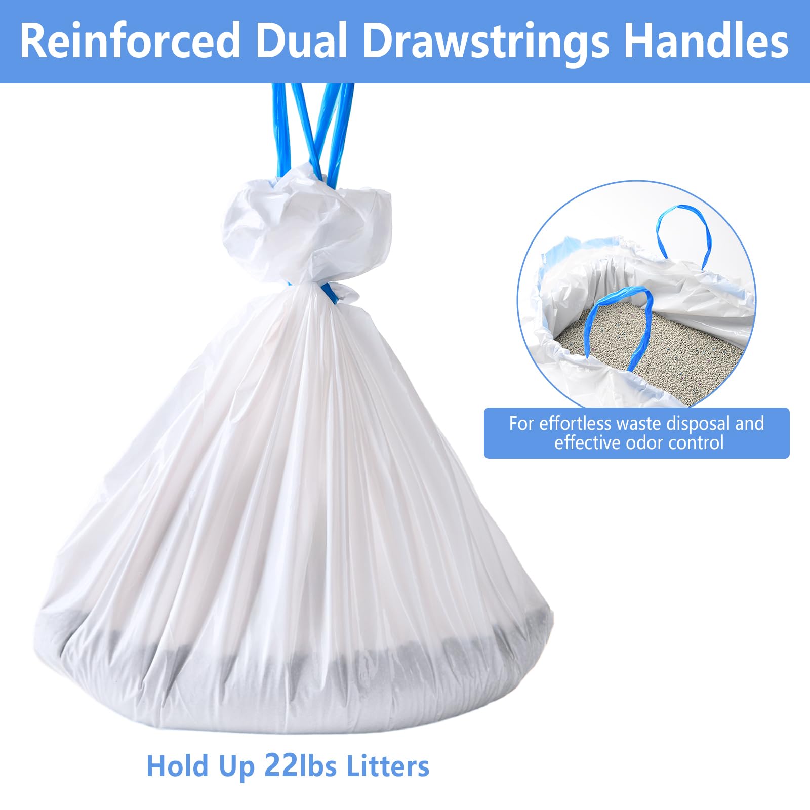 Belinlen litter liner 2mil extra-thick material for tear resistance