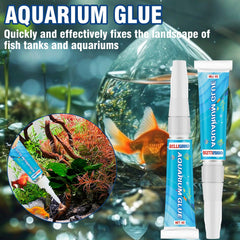 Bellisinno Aquarium Glue gel texture allows precise, controlled application.