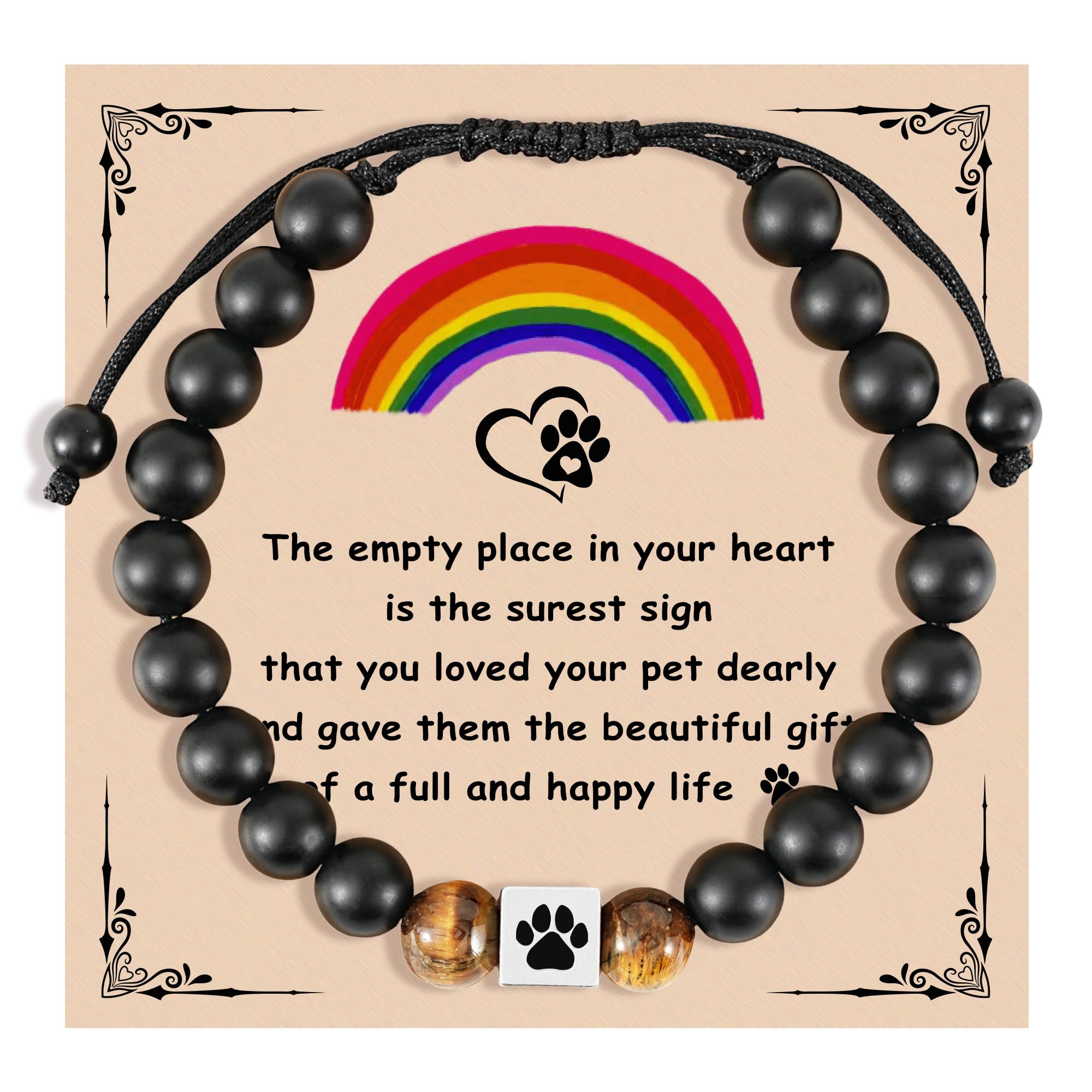 Belloxis pet memorial bracelet paw print close-up for daily remembrance and comfort
