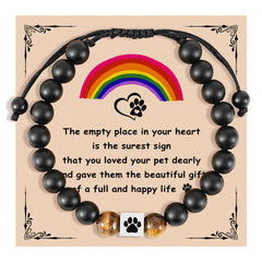Belloxis pet memorial bracelet paw print close-up for daily remembrance and comfort