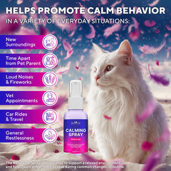 Beloved Pets calming-pheromone-spray-car-use eases travel stress for cats.
