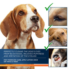 Beloved Pets eye wash drops used on dogs and cats for gentle eye care