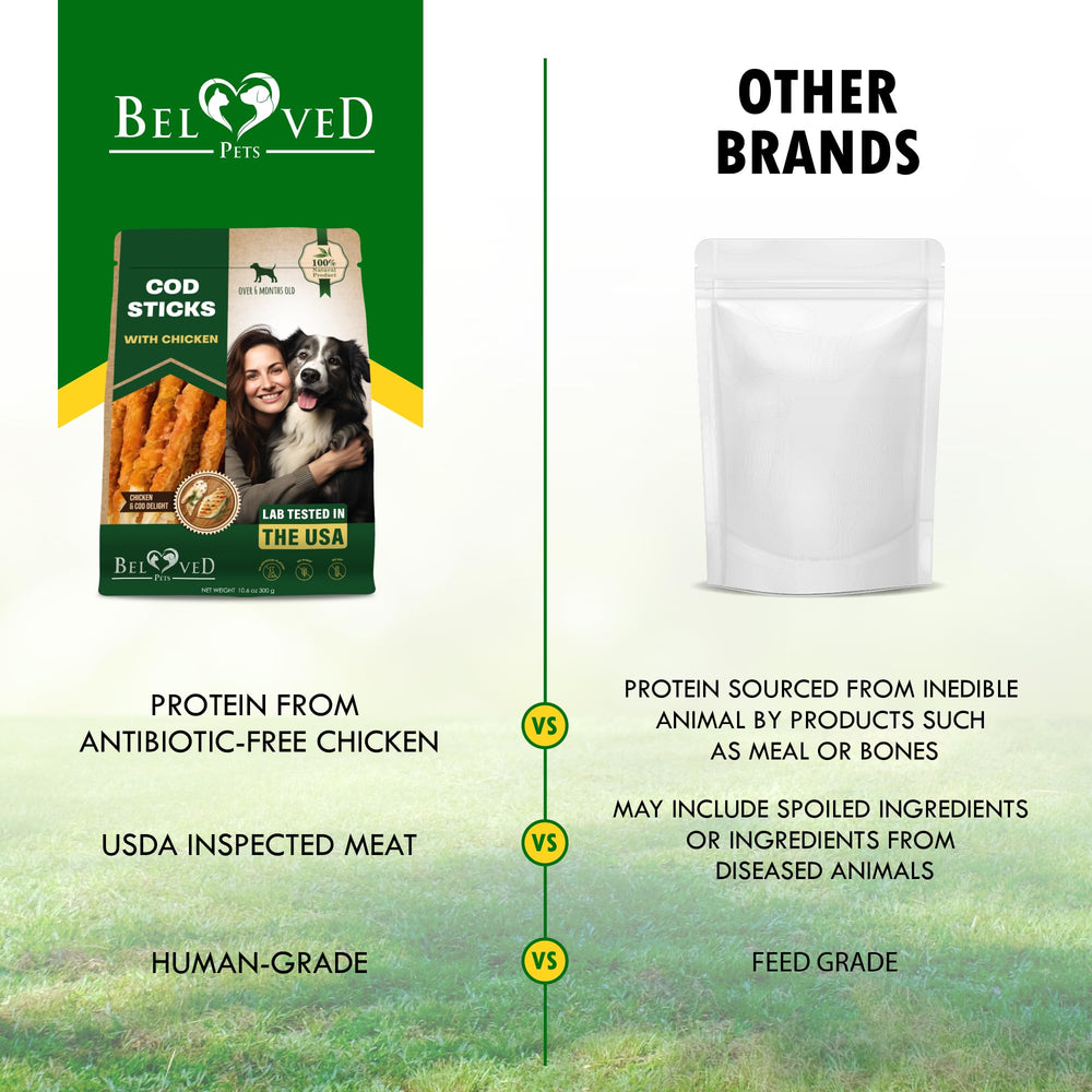 Beloved Pets gluten-free dog treats—satisfying long-lasting chew for all breeds.