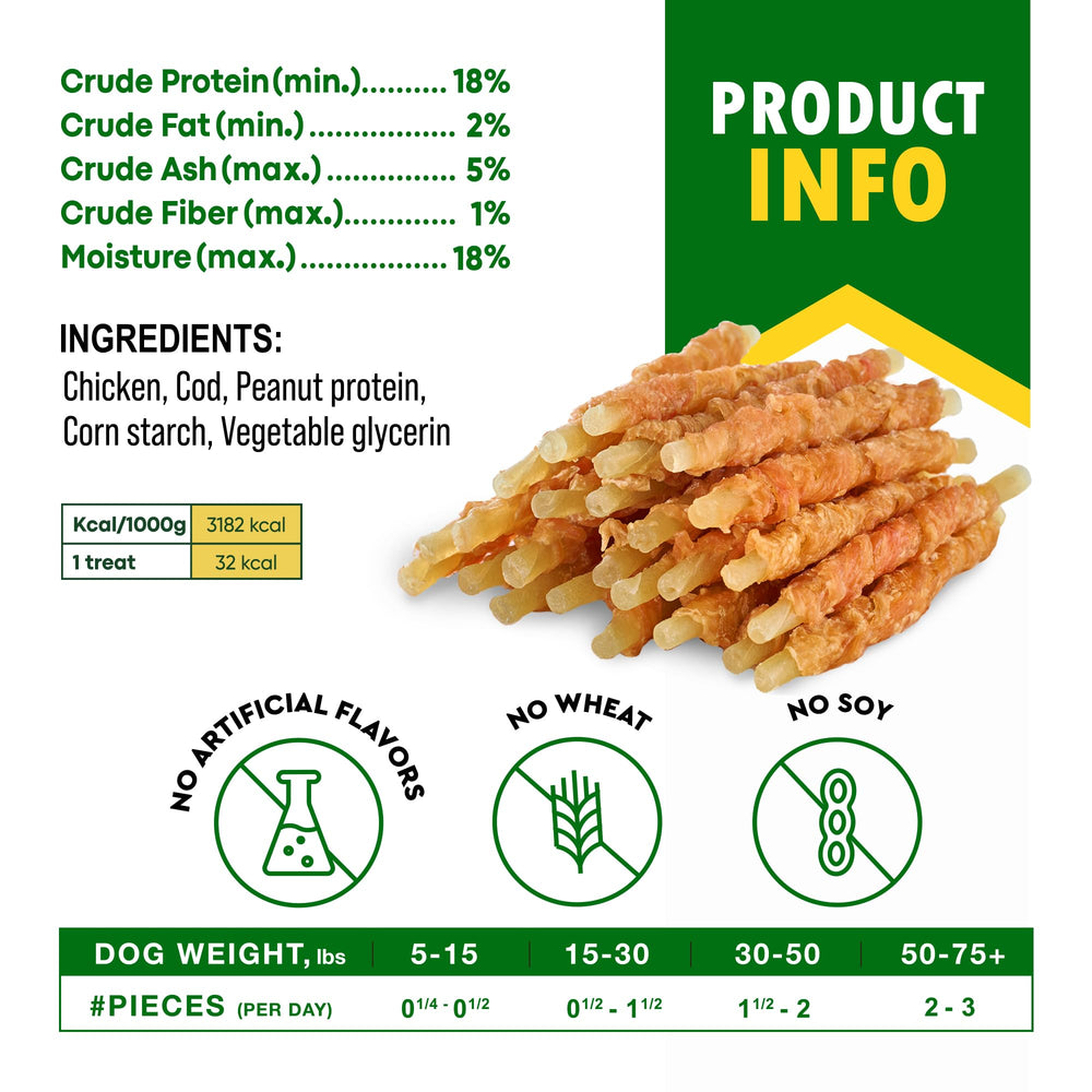 Beloved Pets large and small dogs chews—versatile snack for different chew styles.
