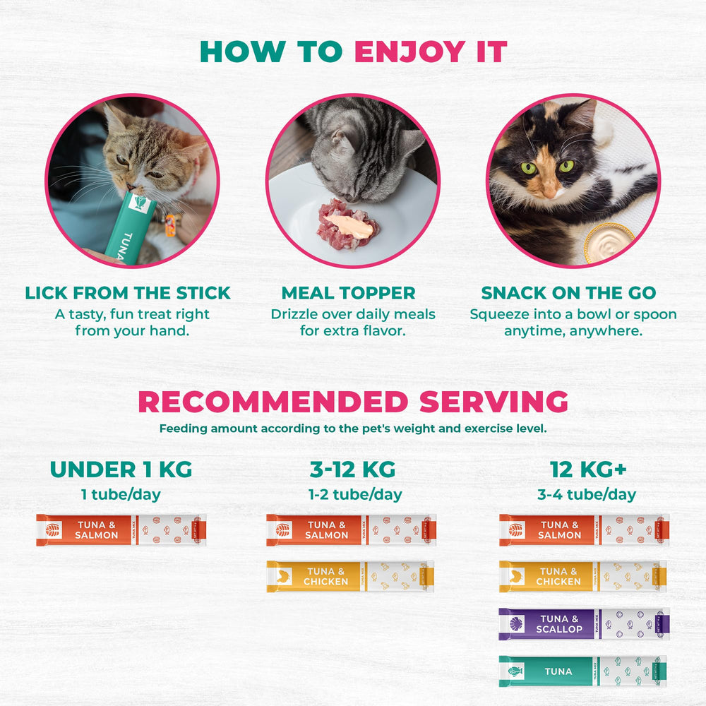 Beloved Pets low-calorie hydration tube promoting fluid intake