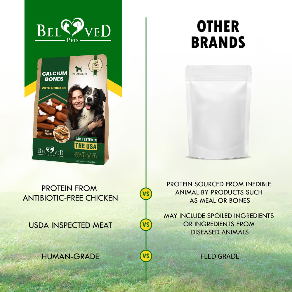 Beloved Pets on-the-go soft-pack packaging keeps treats fresh for travel and training.